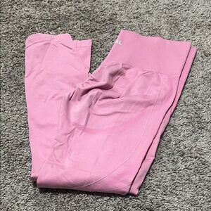 AYBL Ribbed Pink Leggings